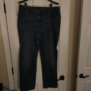 Lee Women's Dark Blue Straight Leg Jeans